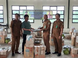 Pemkab Balangan Serahkan Bantuan Kepada 30 Pelaku UMKM