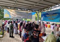 Disperindag Balangan Gelar Pasar Murah di Paringin, Warga Antusias