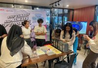 Adena Antusias Ikuti Pelatihan Bikin Aksesori dan Keliling Kota Banjarmasin Bersama Yamaha