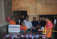 Polda Sumut Gelar Rekonstruksi Pembakaran Rumah Jurnalis Karo