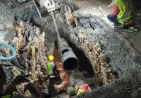 Perbaikan Kebocoran Pipa PAM Bandarmasih di Jalan Pramuka Rampung