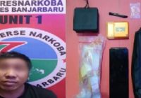 Pemasok Sabu ke RH Ditangkap Sat Resnarkoba Banjarbaru di Gang IV KS Tubun Banjarmasin