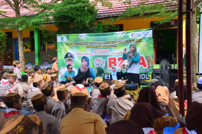 Sosialiasi pangan sehat di Darul Fikri Balangan