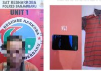 Warga Pasar Lama Banjarmasin Ditangkap Satresnarkoba Polres Banjarbaru Loktabat Utara