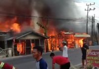 4 Bangunan Terbakar di Desa Telaga Itar Tabalong