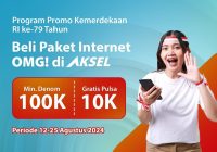 Promo Pembelian Paket Data di Aplikasi Aksel by Bank Kalsel