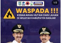 Rawan Karhutla, Pemkab Banjar Keluarkan Edaran