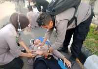 7 Petugas Polresta Banjarmasin Terluka Akibat Unjuk Rasa di Gedung DPRD Kalsel