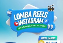 Lomba Video Reels Instagram Bank Kalsel Syariah, Cek Persyaratannya