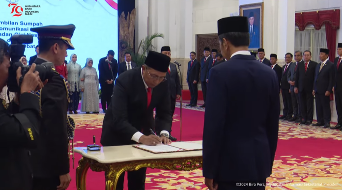 Jokowi lantik 3 kepala lembaga pemerintah