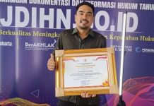 DPRD Kota Banjarmasin Raih Penghargaan JDIH dari Kemenkumham RI