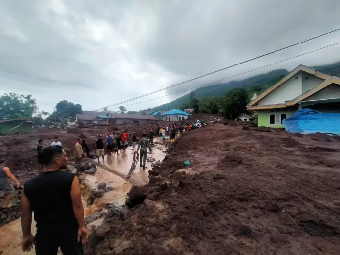 anjir bandang Kota Ternate. (wartabanjar.com - Ist. BPBD Kota Ternate)