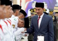 Pesan Bupati Kepada 33 Pelajar SMA Anggota Paskibraka Kabupaten Banjar 2024