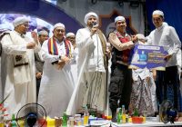Khairul Rasyid Dapat Umrah Gratis di Banjar Bersholawat Bersama Habib Syech