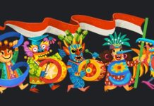 Google Doodle Khusus HUT ke 79 RI Tahun 2024 Karya Seniman Bali Tampilkan Aneka Budaya Indonesia