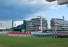 Presiden Jokowi Hadiri Upacara Penurunan Bendera Pusaka di IKN