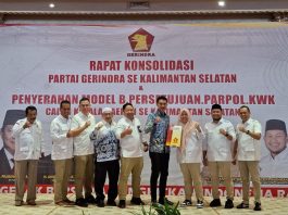 Saidi Mansyur-Habib Idrus Alhabsyi Terima SK B1KWK dari Partai Gerindra