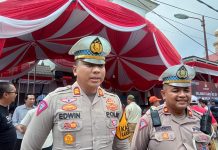 Sat Lantas Polresta Banjarmasin Kerahkan Petugas Amankan Proses Pendaftaran di KPU Banjarmasin