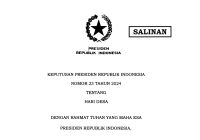 15 Januari Ditetapkan Presiden Jokowi Sebagai Hari Desa