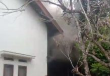 Kebakaran di Desa Paringin Timur Balangan
