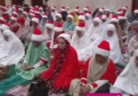 Viral Jemaah Pengajian Kenakan Ciput Merah Putih di Masjid Agung Ciamis