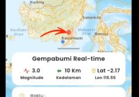 Gempa Terjadi di Banjarmasin dan Banjarbaru