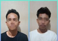 SR dan MRF Digelandang ke Mapolres Banjarbaru Usai Perkosa Korban
