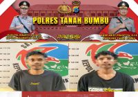 Lagi, Polres Tanbu Amankan Dua Tersangka Kasus Narkoba