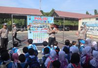Satlantas Polres Balangan Edukasi Taat Berlalu Lintas pada Siswa TK