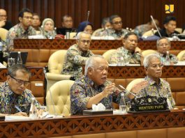 Kementerian PUPR Sampaikan Realisasi Capaian Fisik Pada DPR