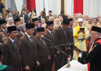 Gusti Erwin dan Ernawati Dilantik Anggota DPRD Tanah Bumbu