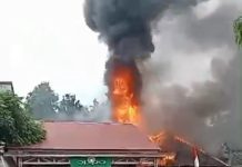 Kebakaran di Kecamatan Halong Balangan Hanguskan Rumah Warga