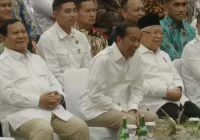 Presiden Jokowi Gembira, Pertama Kali ke Acara Internal Partai Gerindra