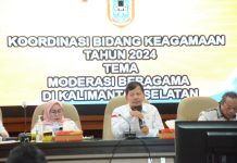 Wujudkan Kalsel Agamis, Biro Kesra Gelar Rakor