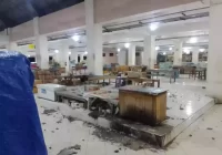 Penampakan Pasar Prambanan yang Rontok Akibat Gempa Gunungkidul 5.8 SR