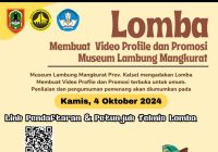 Lomba Video Digelar Museum Lambung Mangkurat, Cek Persyaratan