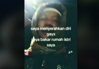 Kisah di Balik Viral Pria Jalan Kaki 3 Km Serahkan Diri ke Polsek Usai Bakar Rumah Istri