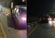 Tabrakan Jalan A Yani Depan Bandara, Motor Korban Diduga Bertabrakan dengan Pikap Membawa Sayur