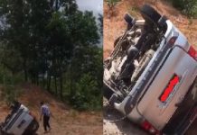 Lagi, Mobil Terguling di Jalur Bebas Hambatan Banjarbaru-Batulicin