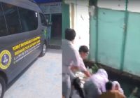 Lantai Ruang SMAN 7 Banjarmasin Ambrol, Sejumlah Unit Ambulance Berada di Lokasi