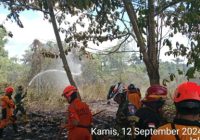Lahan Terbakar di Jalan A Yani Banjarbaru Depan Bandara Milik Angkasa Pura, Ini Penyebabnya