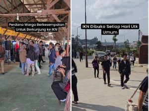 IKN Nusantara dibuka setiap hari untuk umum. (wartabnanjar.com - Ist. @robie_mrg)