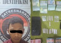 Warga Jalan Kelayan B Diringkus Polisi Usai Kedapatan Miliki 17 Paket Sabu