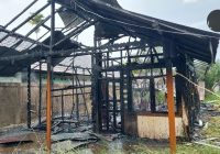 Rumah Hangus Terbakar di Jalan Bukit Keminting X