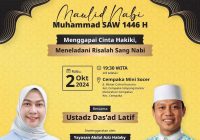 Malam ini Ada Ustadz Das'ad Latif di Peringatan Maulid Nabi Muhamamd SAW di Banjarbaru