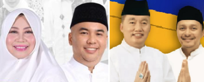 Acil Odah - Rizanie dan Muhidin - Hasnur (kolase wartabanjar.com)