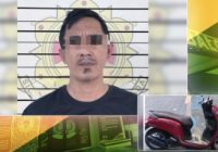 Pencuri Motor di Parkiran GOR Pembataan Ditangkap Reskrim Polres Tabalong