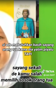 Siswi madrasah di Gorontalo pemeran video syur. (TikTok)