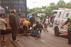 Kecelakaan lalu lintas di Sungai Lumbah, Barito Kuala, Jumat petang (Damkar News)