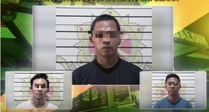 Tiga pelaku pencurian besi bekas milik perusahaan tambang ditangkap Satreskrim Polres Tabalong. (wartabanjar.com - Ist. Humas)